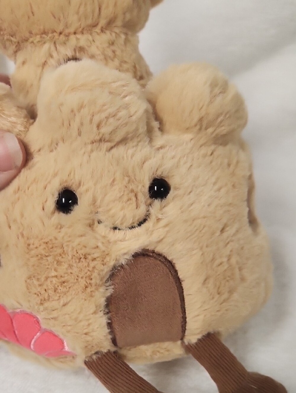 Jellycat Tan Plush Castle Toy with Pink Starfish Accent - Picture 7 of 7